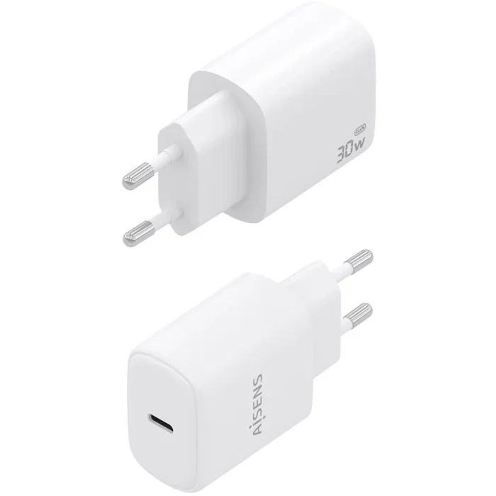 Aisens Cargador GaN 30W USB-C PD3.0 Blanco Aisens Cargador GaN 30W USB-C PD3.0 Blanco